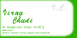 virag chudi business card